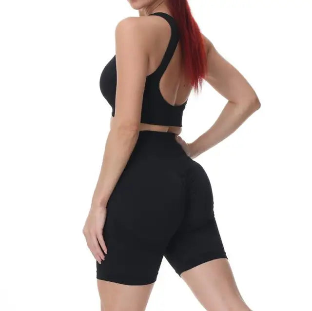 Active Wear Set-Seamless Scrunch