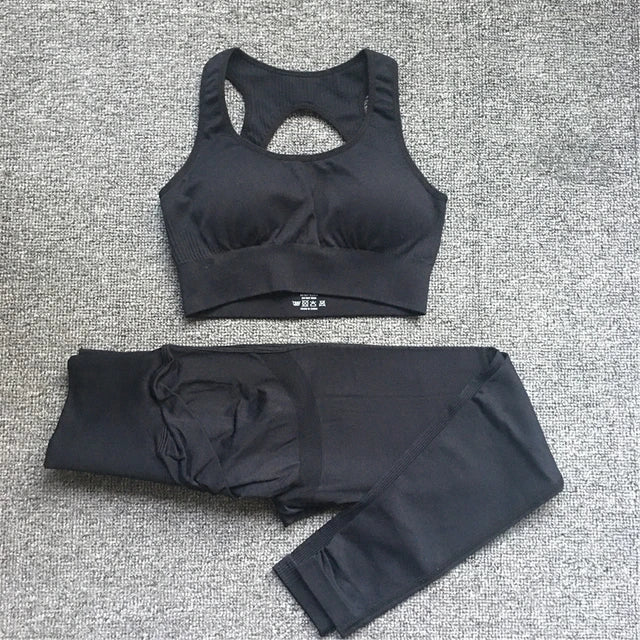 Active Wear Set-Seamless Scrunch