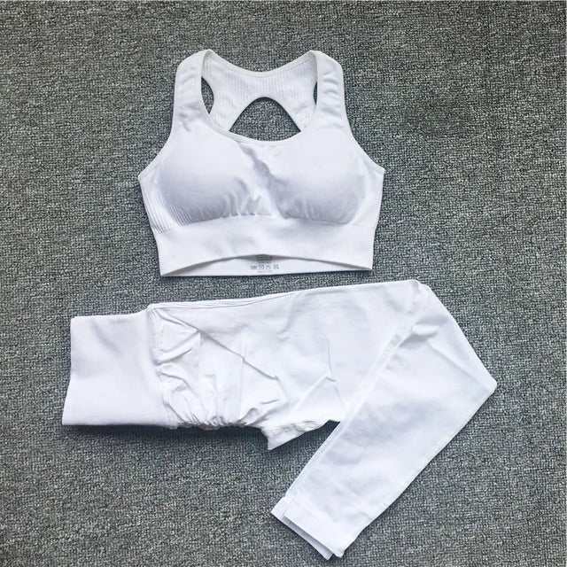 Active Wear Set-Seamless Scrunch
