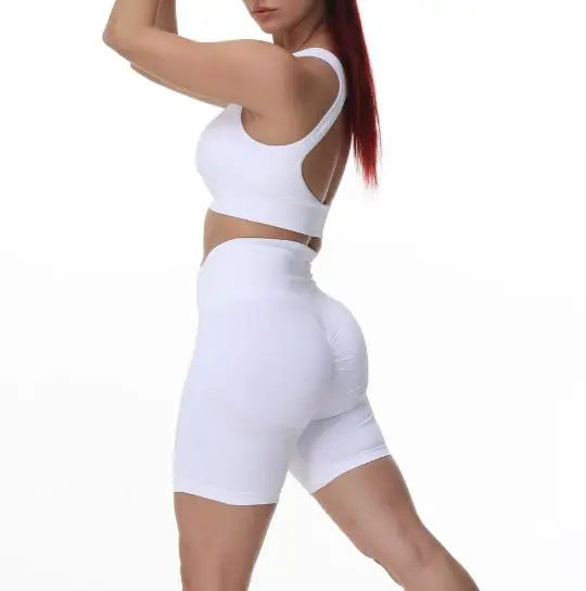 Active Wear Set-Seamless Scrunch