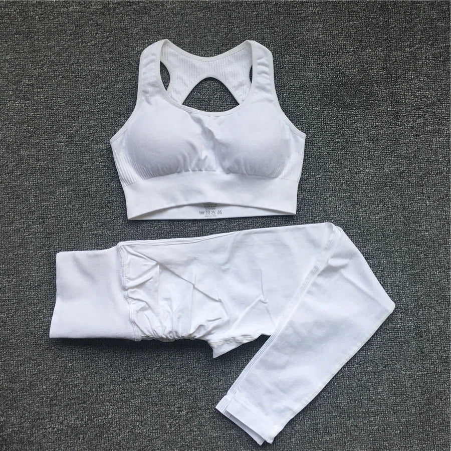 Active Wear Set-Seamless Scrunch