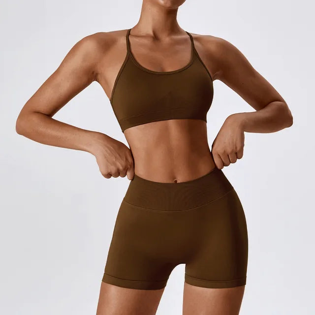 Seamless Yoga Set- Running/ Workout/Fitness Activewear