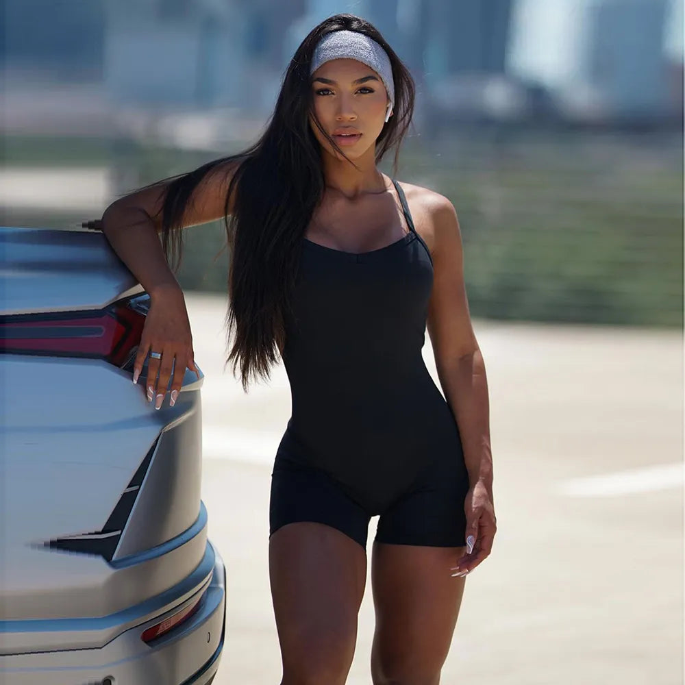 Onesie- Stretchy Sleeveless Body Suit