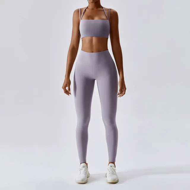 Yoga/gym/fitness 2 piece- High waist seamless