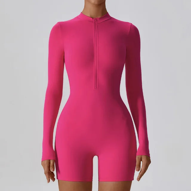 Jumpsuit - long sleeve with zipper