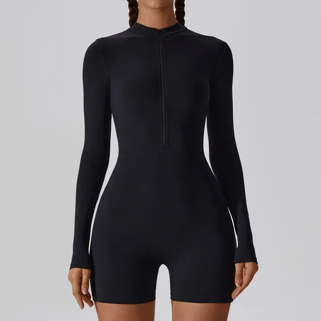 Jumpsuit - long sleeve with zipper