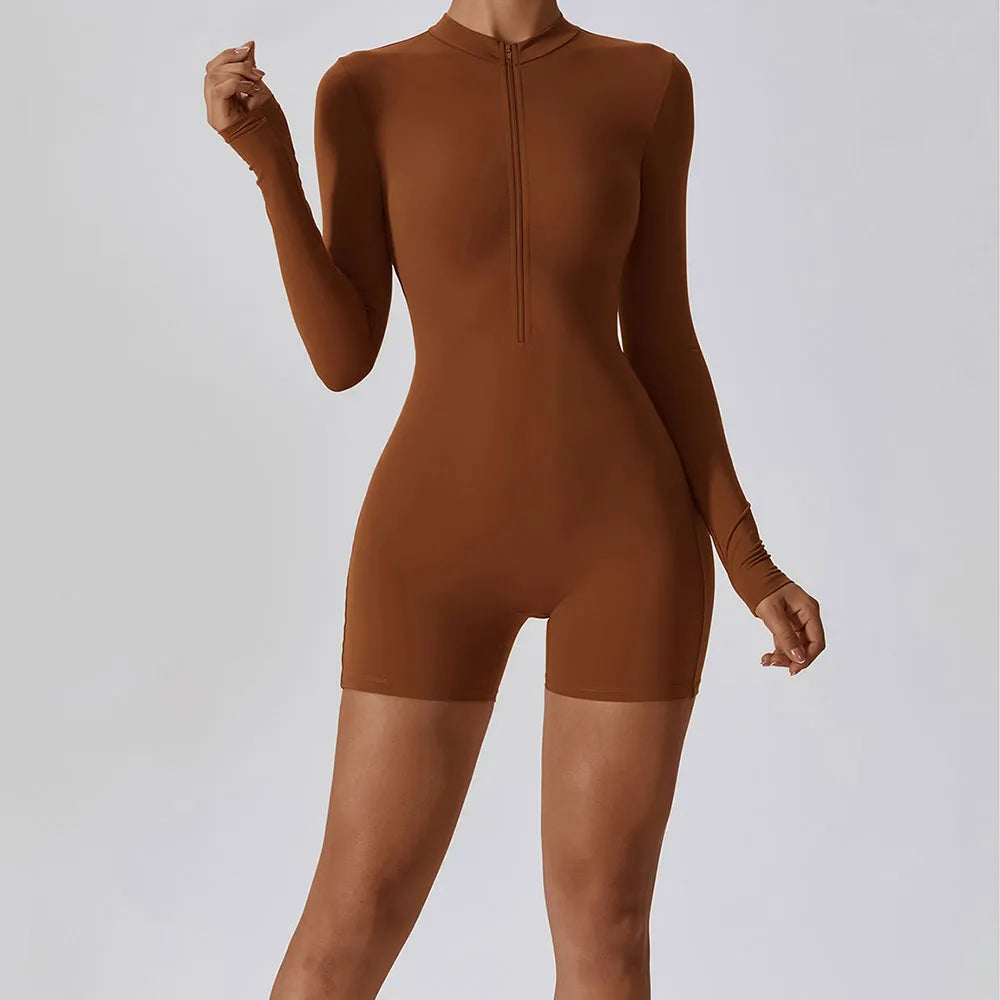 Jumpsuit - long sleeve with zipper