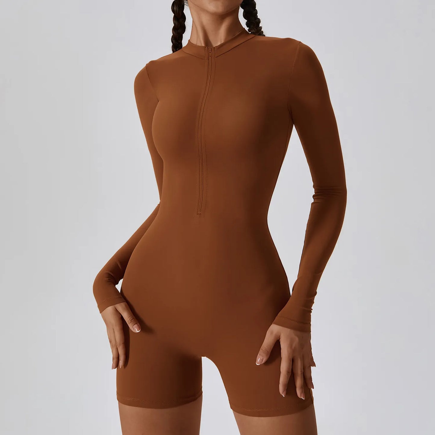 Jumpsuit - long sleeve with zipper