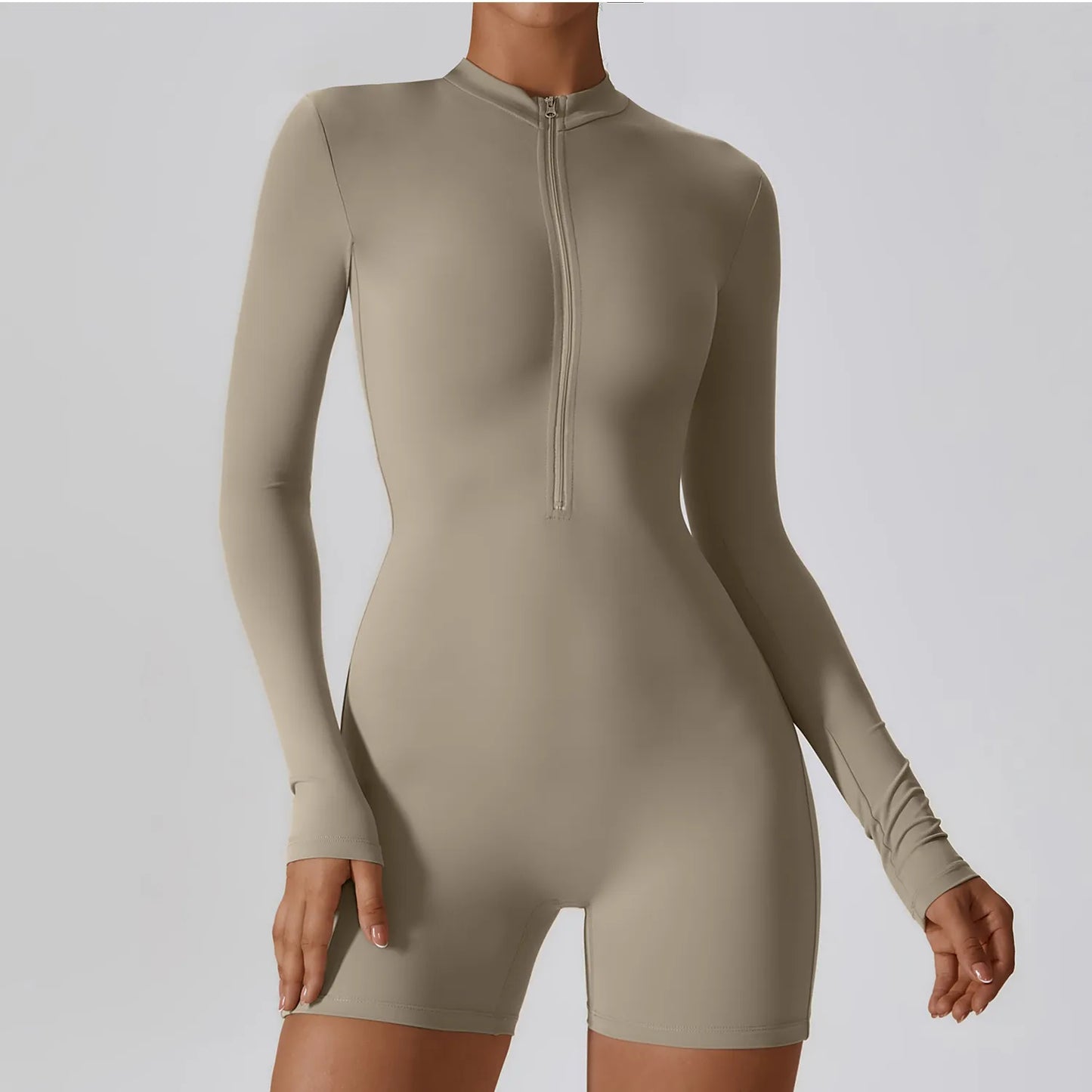Jumpsuit - long sleeve with zipper