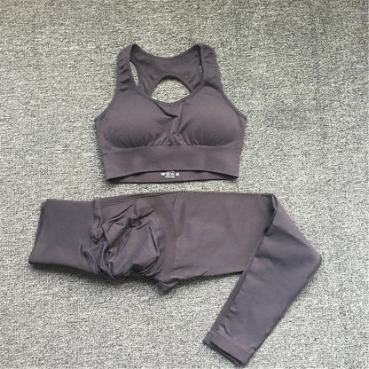 Active Wear Set-Seamless Scrunch