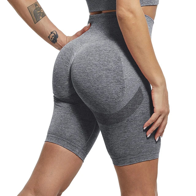 High Waisted Shorts-Seamless