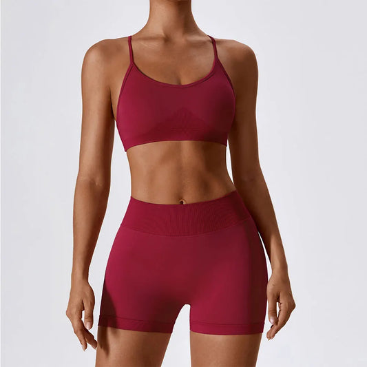 Seamless Yoga Set- Running/ Workout/Fitness Activewear