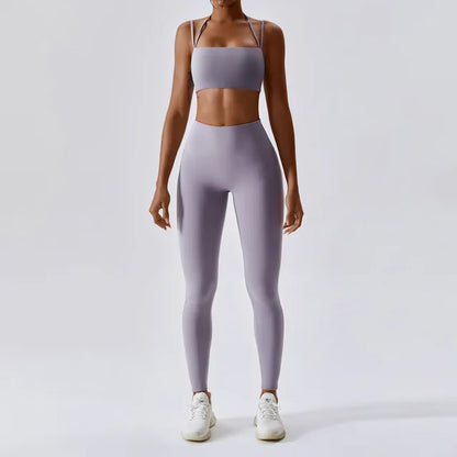 Yoga/gym/fitness 2 piece- High waist seamless