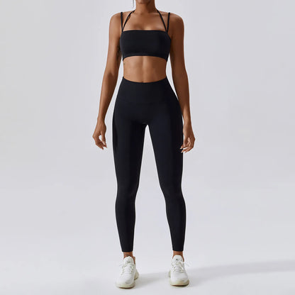 Yoga/gym/fitness 2 piece- High waist seamless