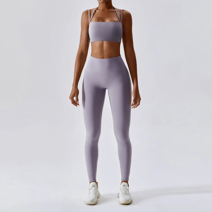 Yoga/gym/fitness 2 piece- High waist seamless