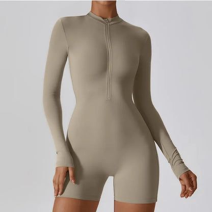 Jumpsuit - long sleeve with zipper