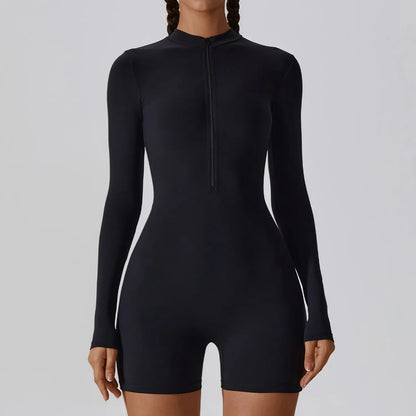 Jumpsuit - long sleeve with zipper