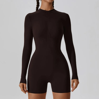 Jumpsuit - long sleeve with zipper